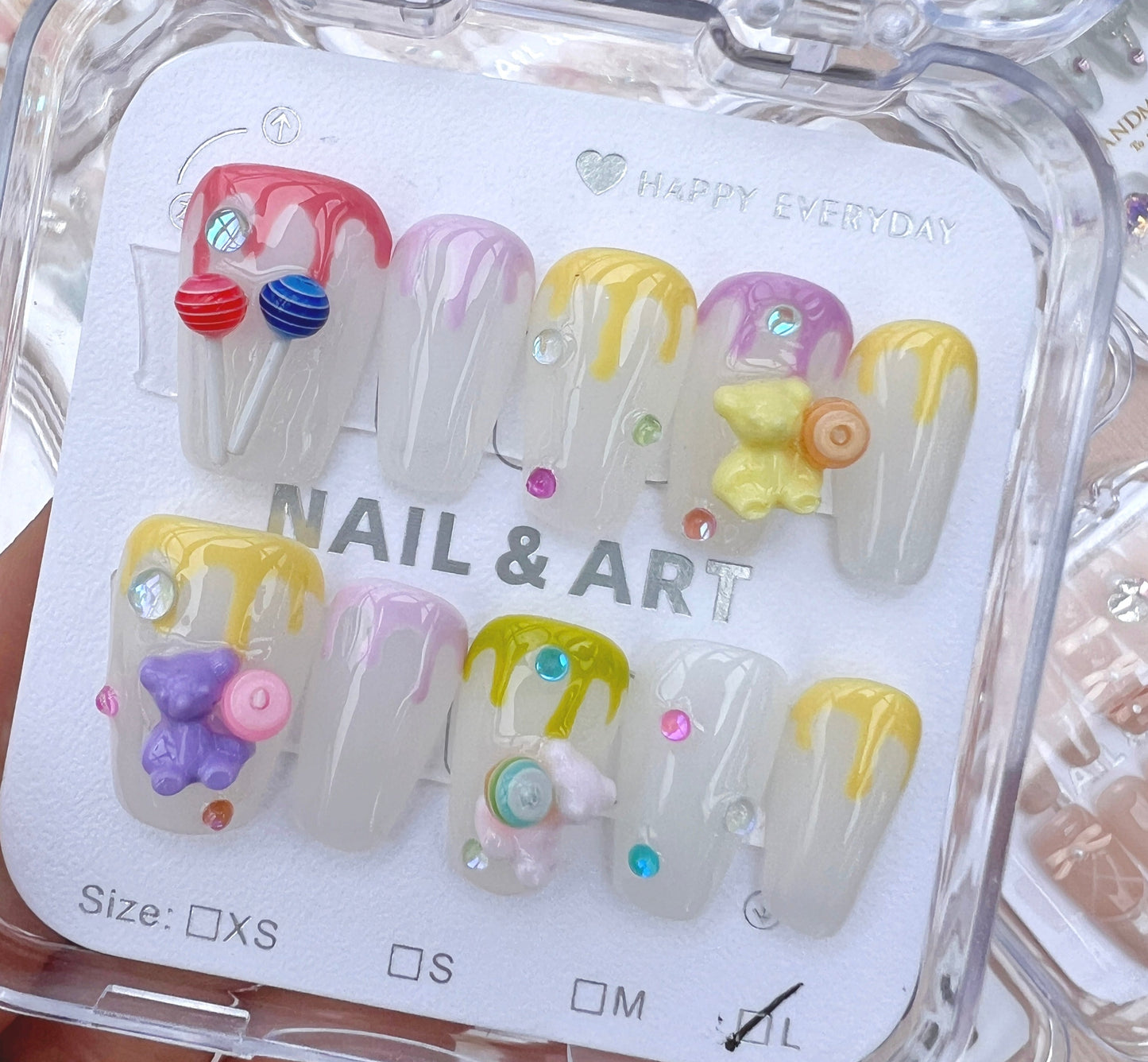 A23 Rainbow Bear & Lollipop