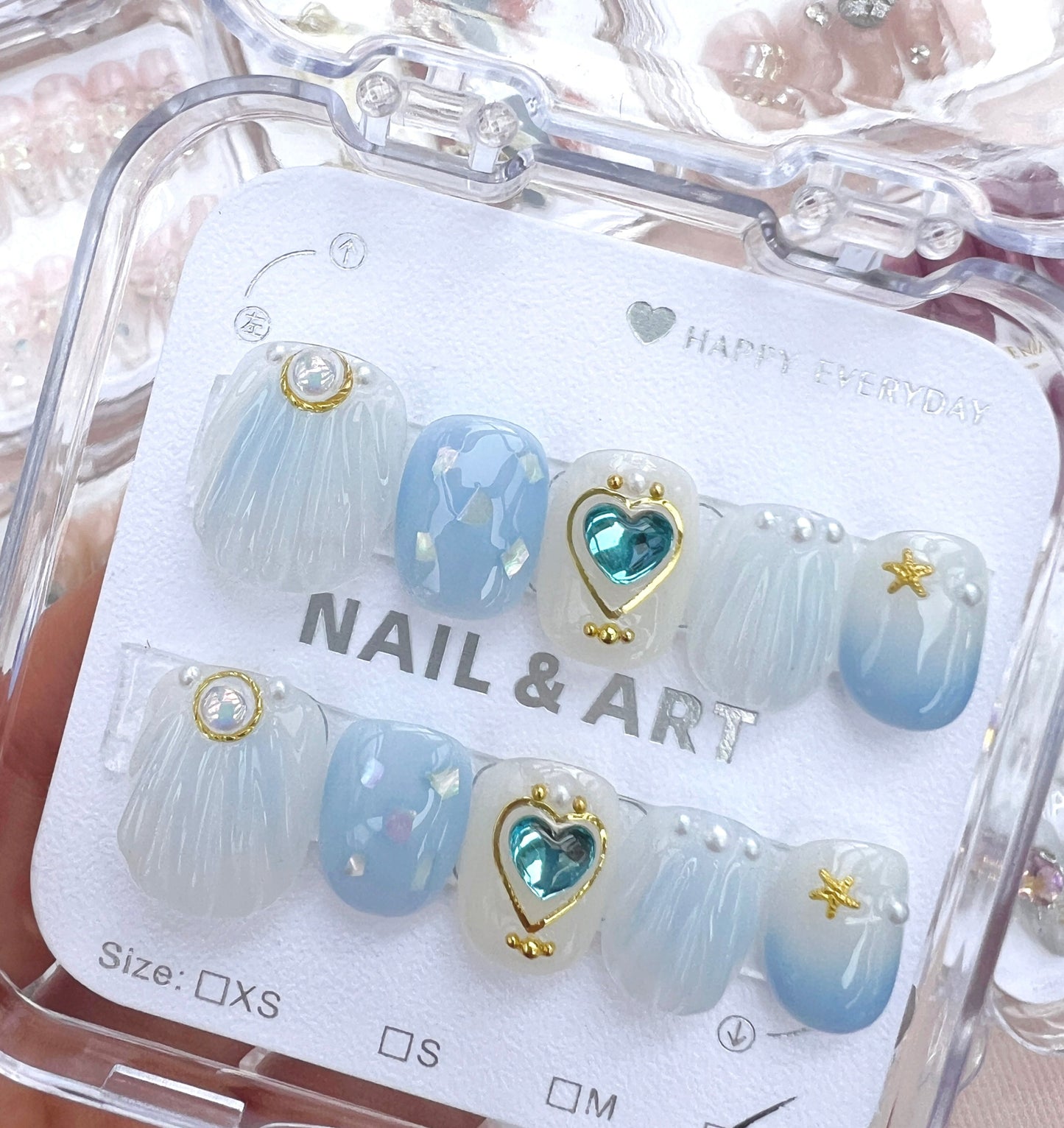 A10 Shell & Heart Under the Sea