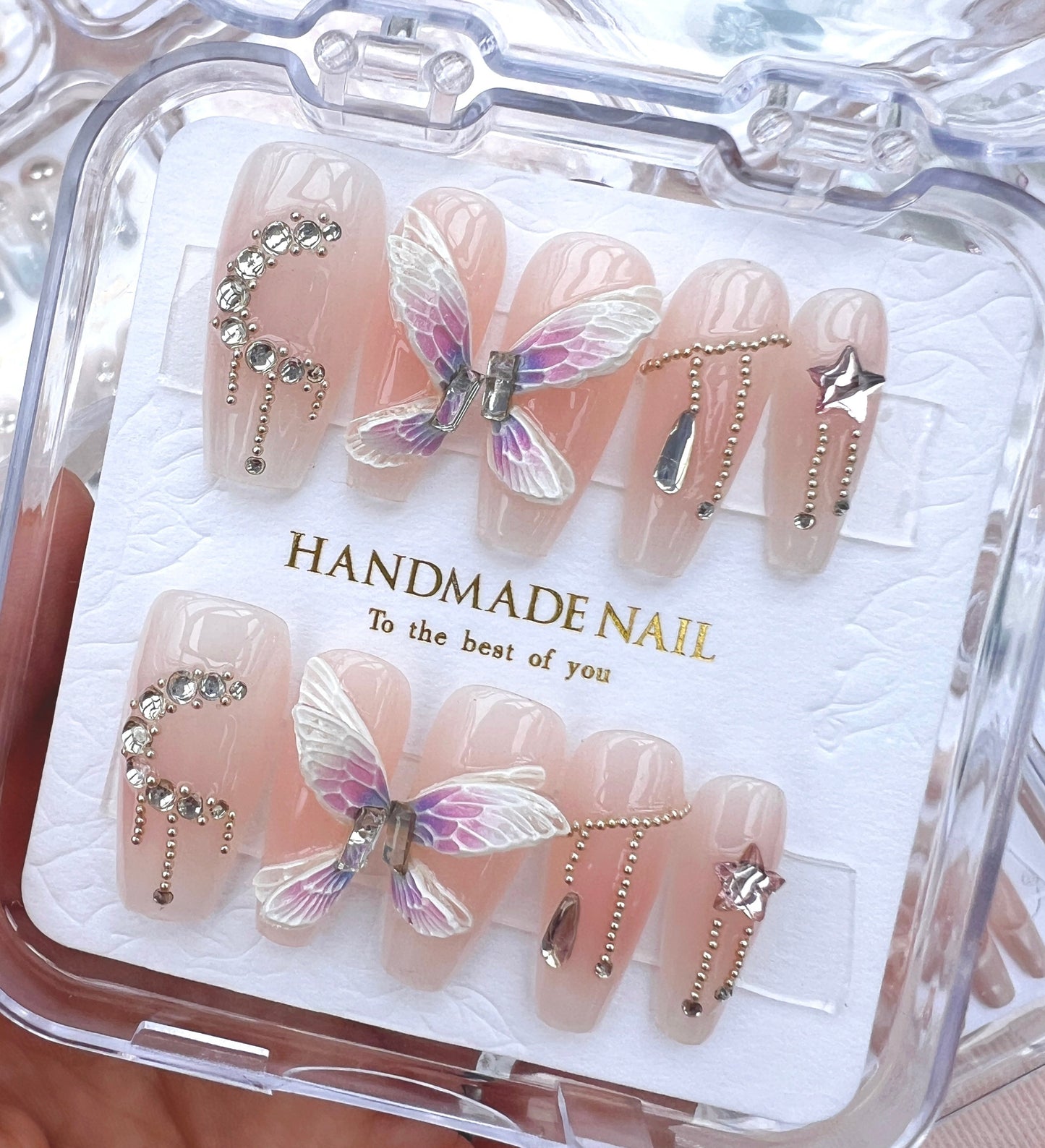 A18 3D Butterfly in Pink