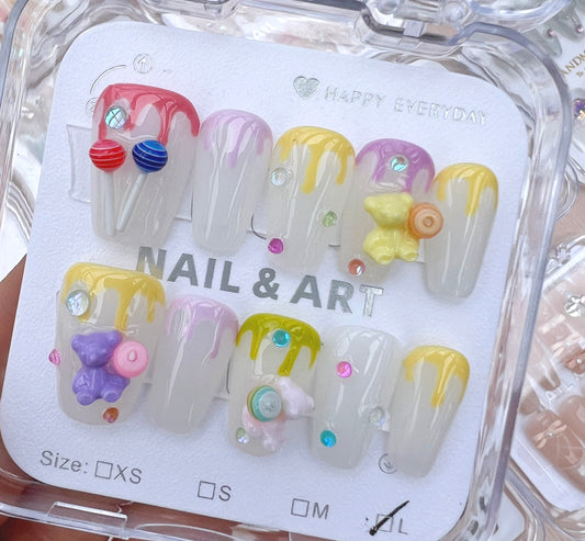 A23 Rainbow Bear & Lollipop
