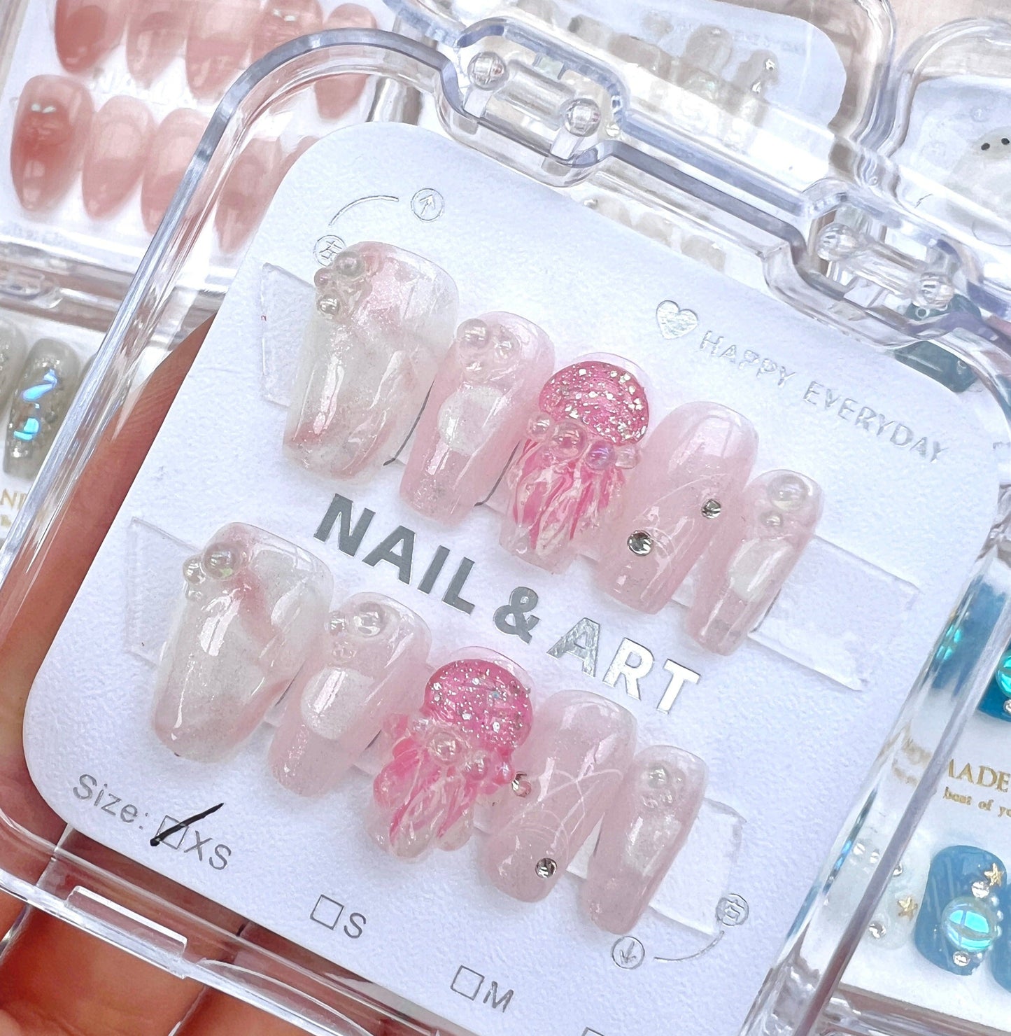 A03 Pink 3D Jelly Fish