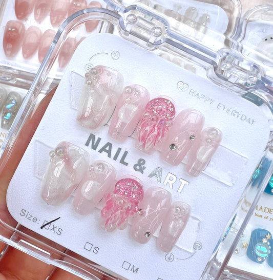 A03 Pink 3D Jelly Fish