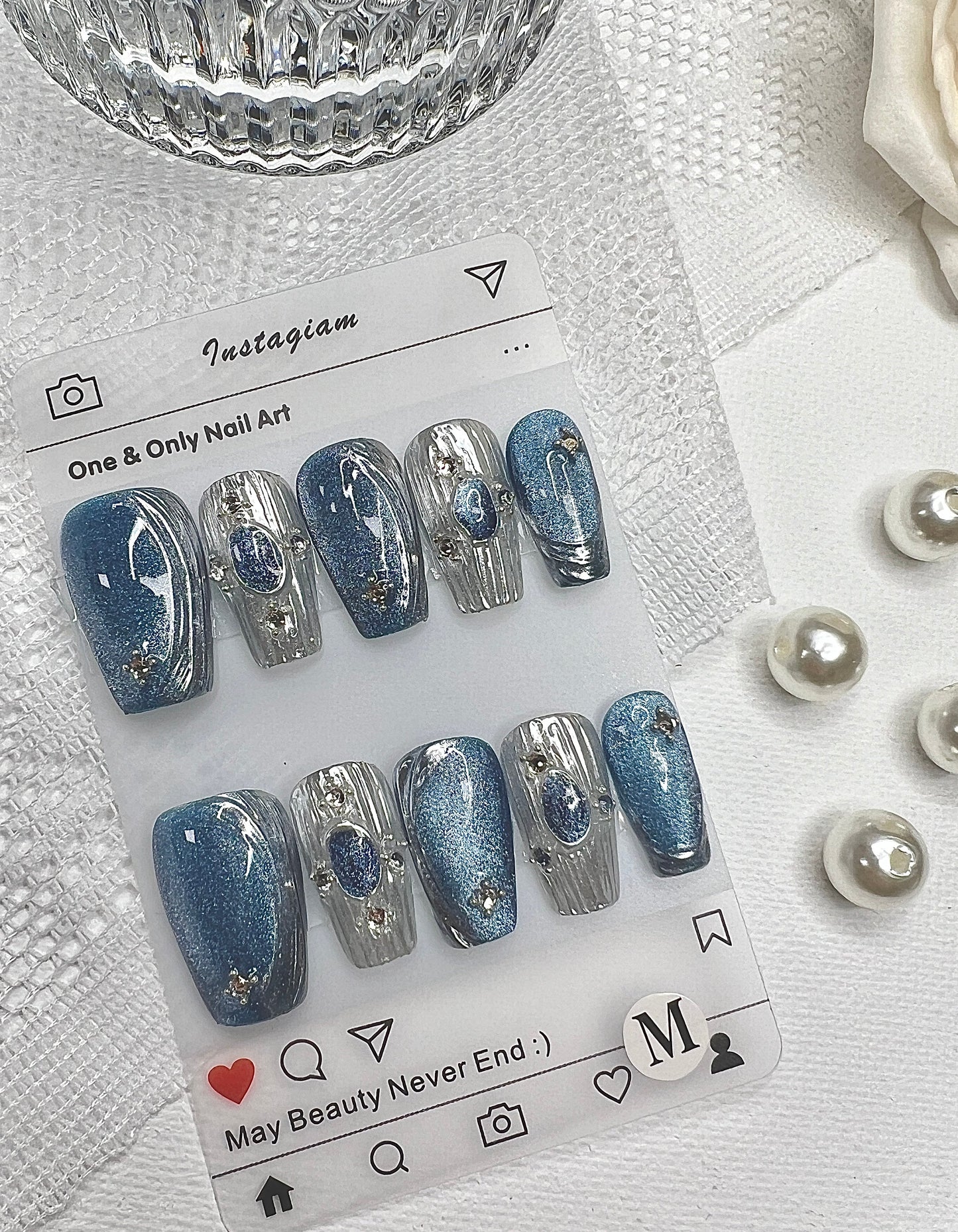 B06 Light Blue Cat Eye
