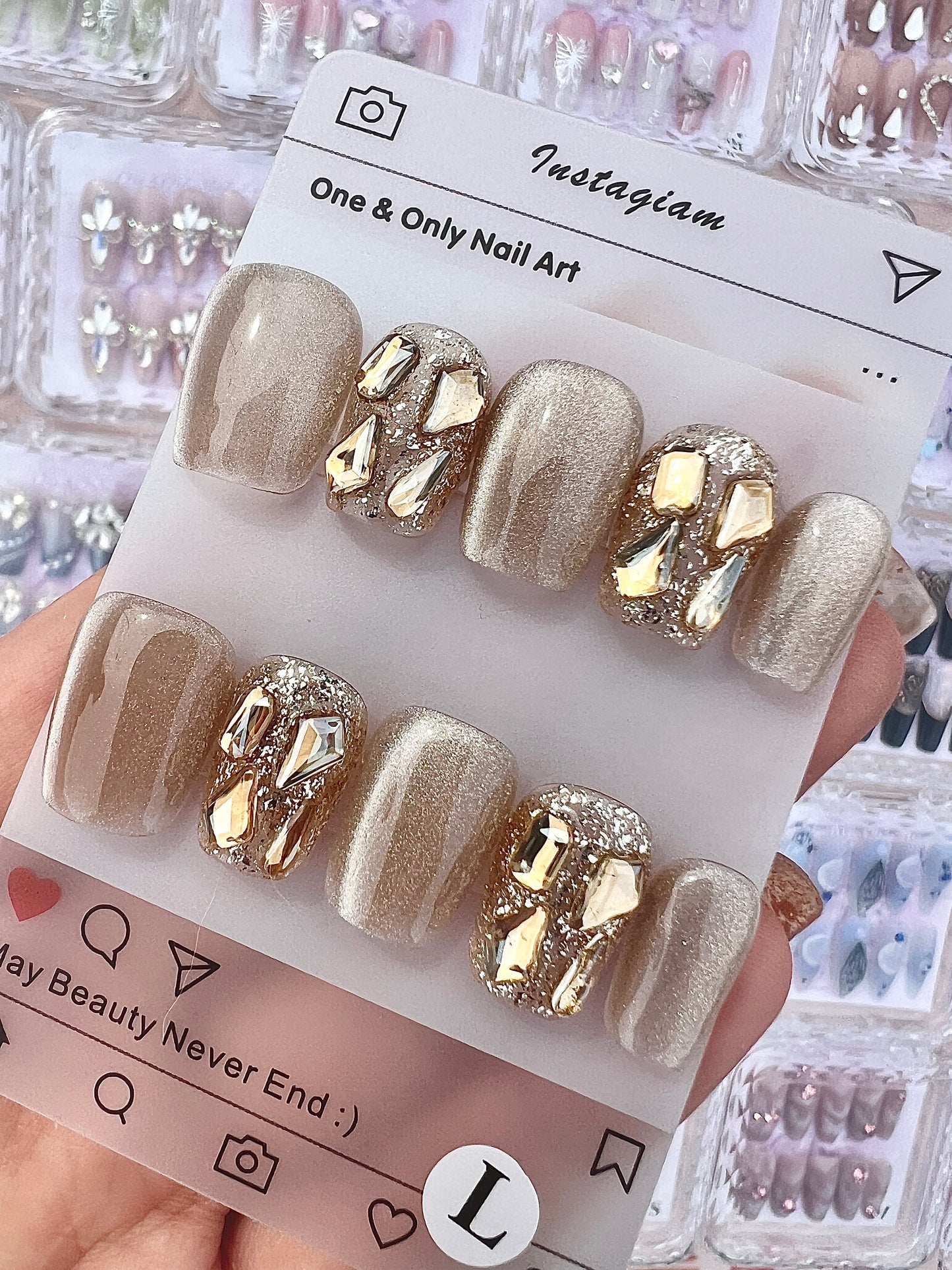 B01 Champaign Gold Sparkles